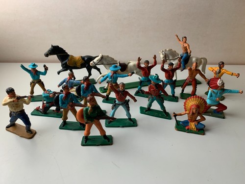 Lot figurines vintage cowboy - lot,