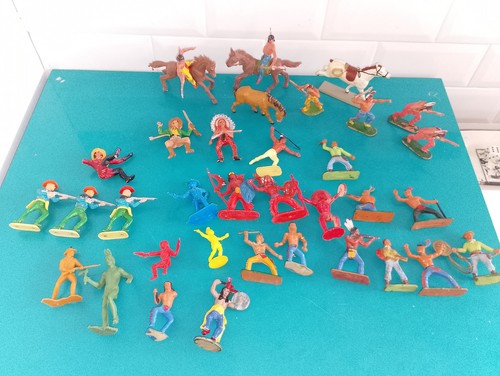 Lot figurines soldat plastique - lot,