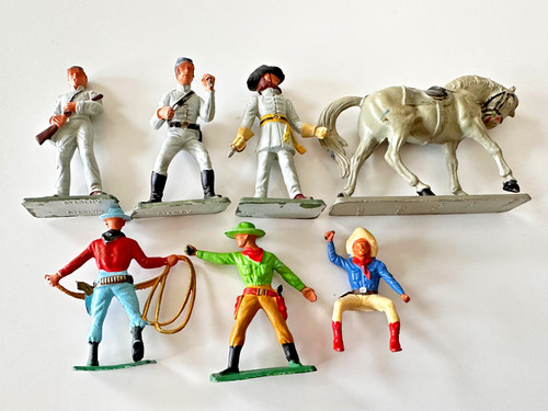 Starlux lot figurines cowboys - starlux,